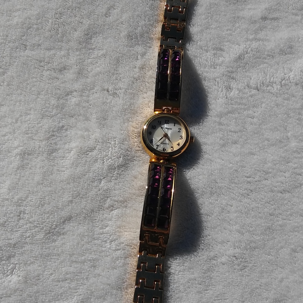 St Marin Colored Gem Watch